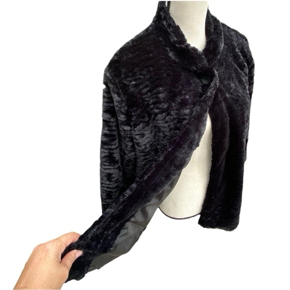 Alfred Dunner Swing Jacket 18 SOFT Faux Fur - Picture 2 of 7